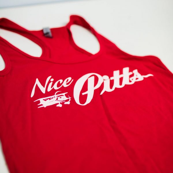 Red Female Tank Top